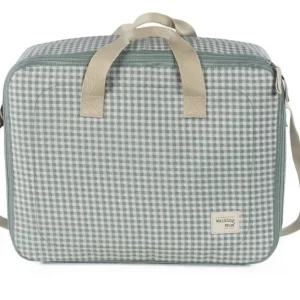 Walking mum valigia vichy collection quadri verde