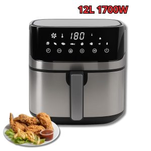 Friggitrice Aria 12L 1700W Touch Display App Cellulare Cestello Removibile